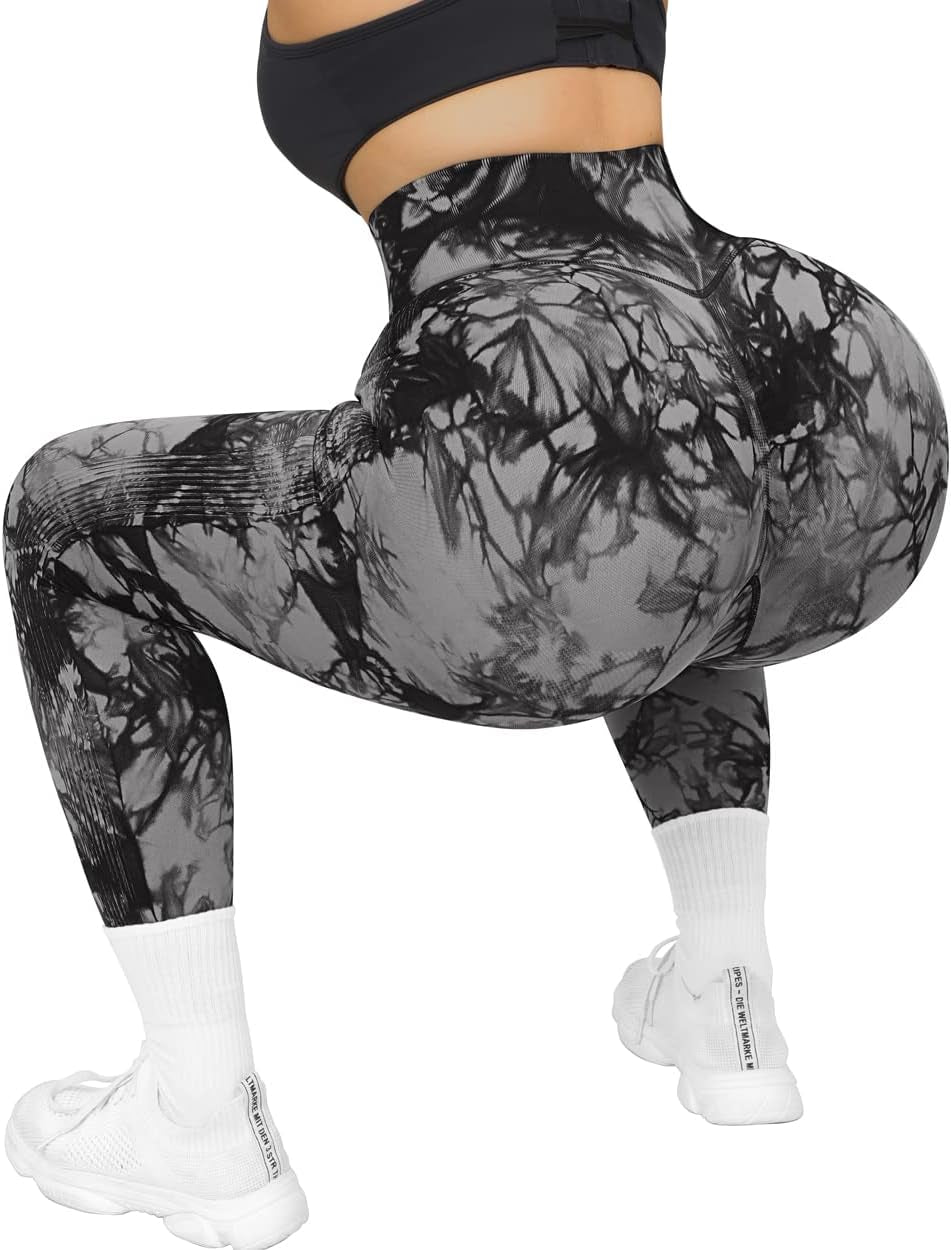 Women Seamless Butt Lifting Leggings High Waist Workout Counter Yoga Pants