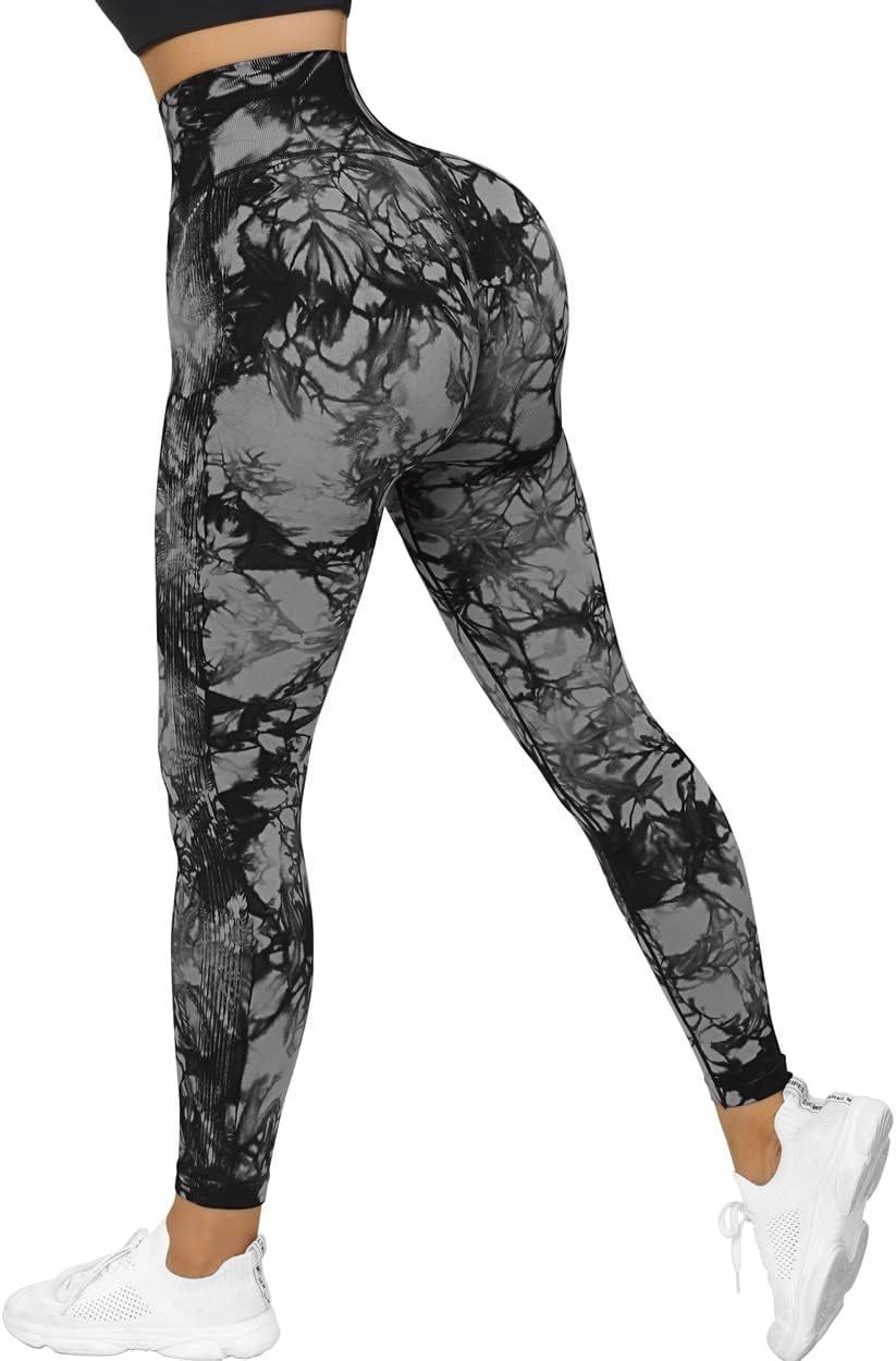 Women Seamless Butt Lifting Leggings High Waist Workout Counter Yoga Pants