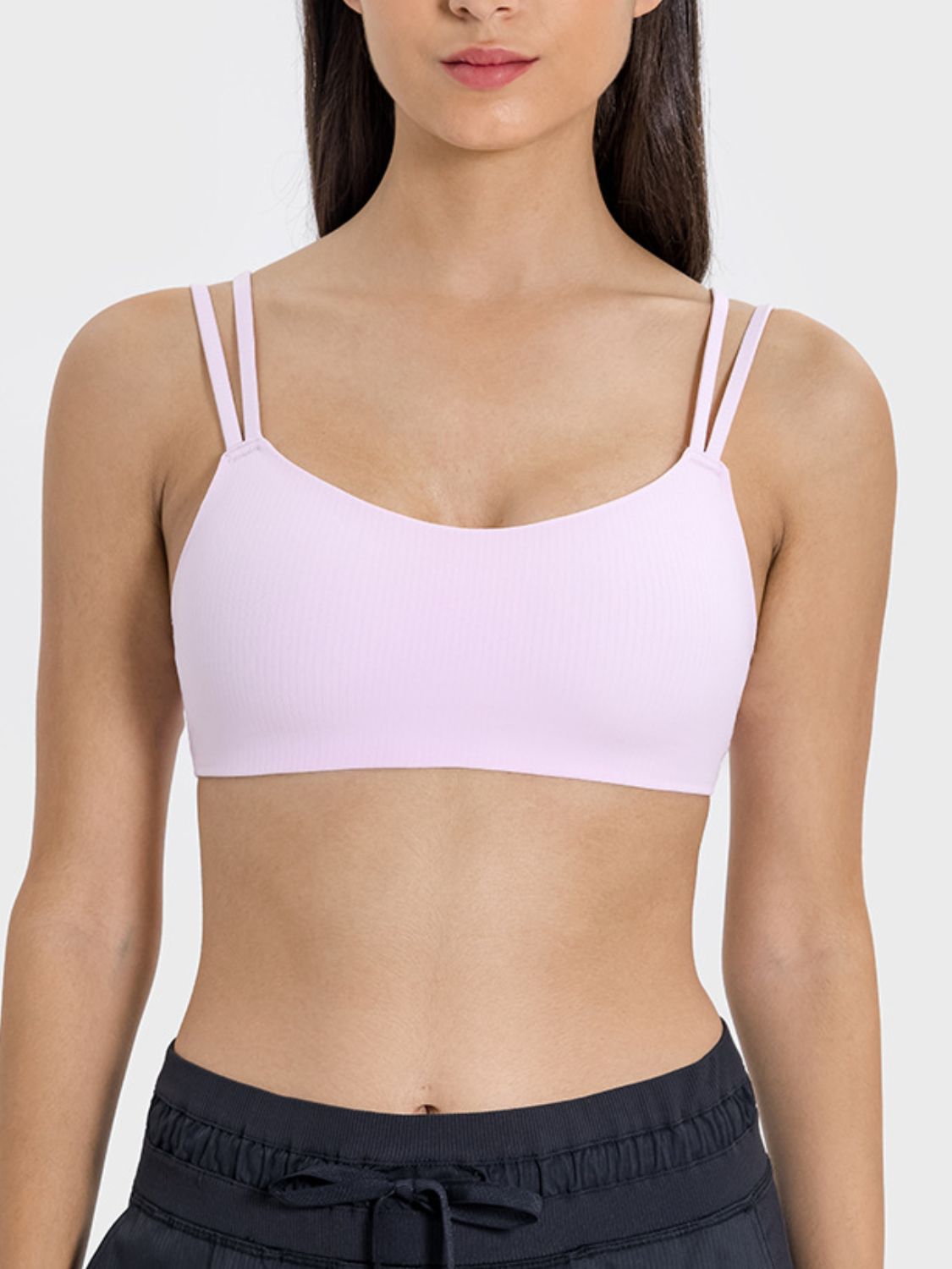 Millennia Scoop Neck Double Strap Active Cami